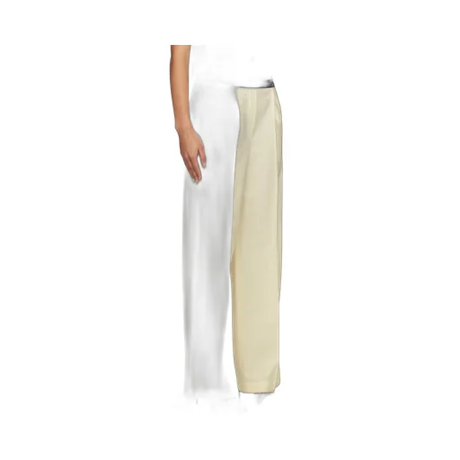 Logo Waistband Wide-Leg Pants