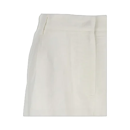 Elasticated-Ankles Wide-Leg Trousers