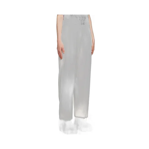 Elasticated-Ankles Wide-Leg Trousers