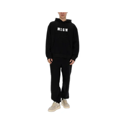 Logo Printed Drawstring Hoodie