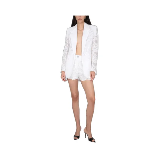 Logo-Patch Elasticated Waistband Laced Shorts