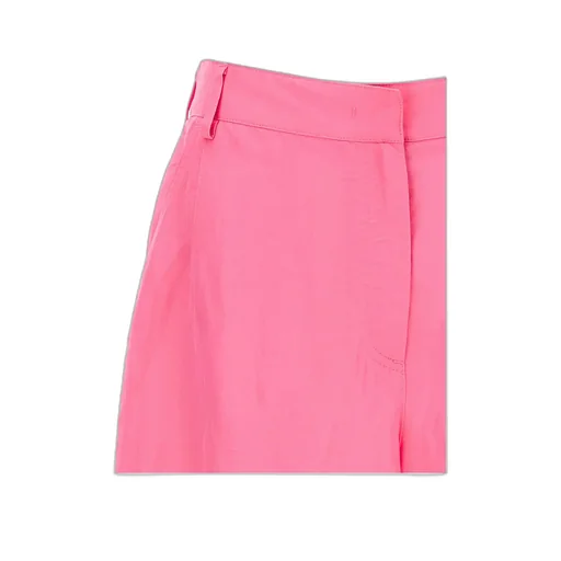 Elasticated-Ankles Wide-Leg Trousers