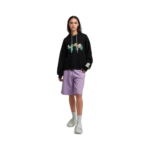 Slogan-Print Organic-Cotton Hoodie