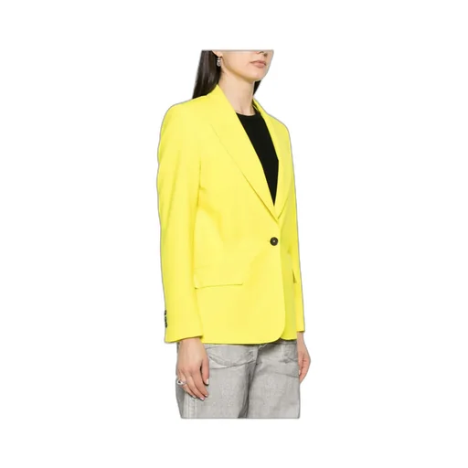 Single-Breasted Peak-Lapels Tailored Blazer