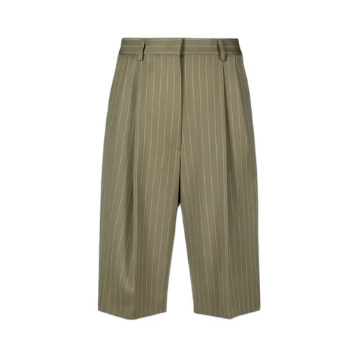 Pinstriped Tailored Shorts