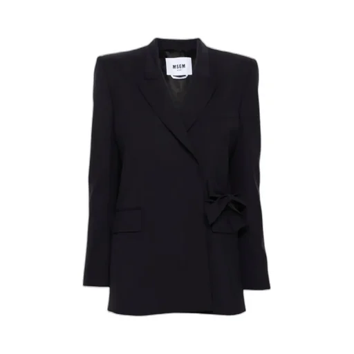 Double-Breasted Wrap Blazer