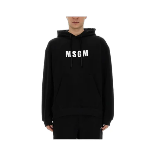 Logo Printed Drawstring Hoodie