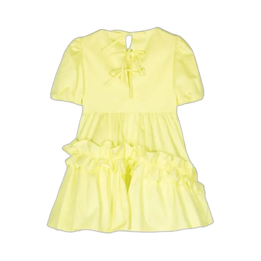 Ruffled Poplin Dress