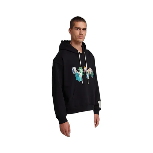 Slogan-Print Organic-Cotton Hoodie