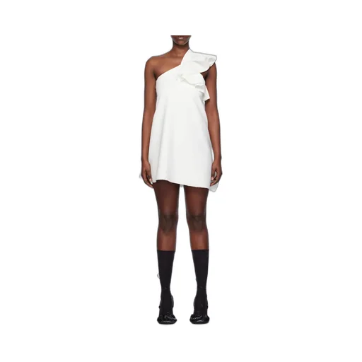 One-Shoulder Ruffled Mini Dress