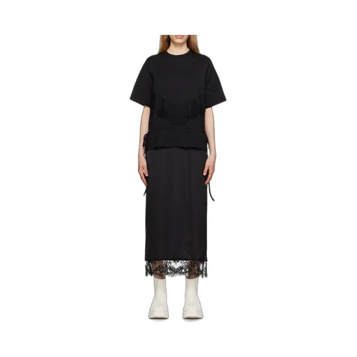 Layered Midi T-Shirt Dress