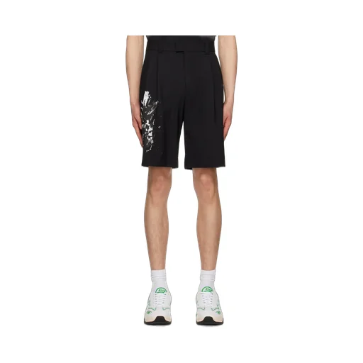 Paint Splash Detail Shorts