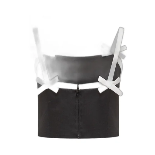 Bow Detailed Cropped Top