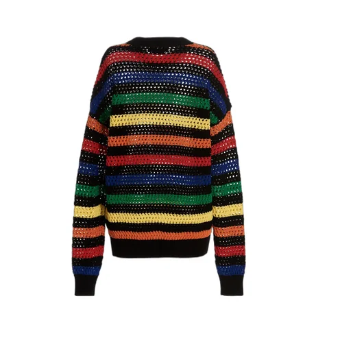 Striped Crewneck Knitted Sweater