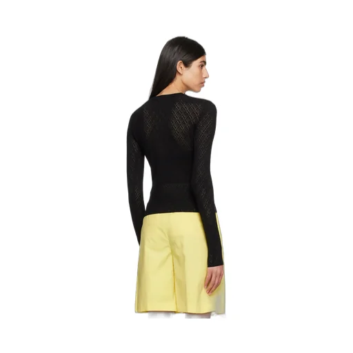 T-Shirt With Round Neck And Long Sleeves
