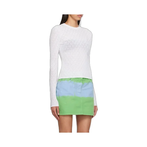 T-Shirt With Round Neck And Long Sleeves