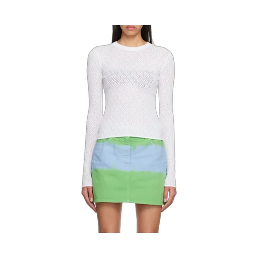 T-Shirt With Round Neck And Long Sleeves
