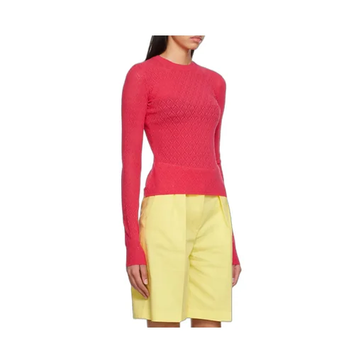 T-Shirt With Round Neck And Long Sleeves