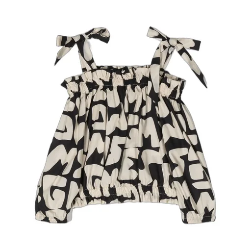 Logo Short-Style Blouse