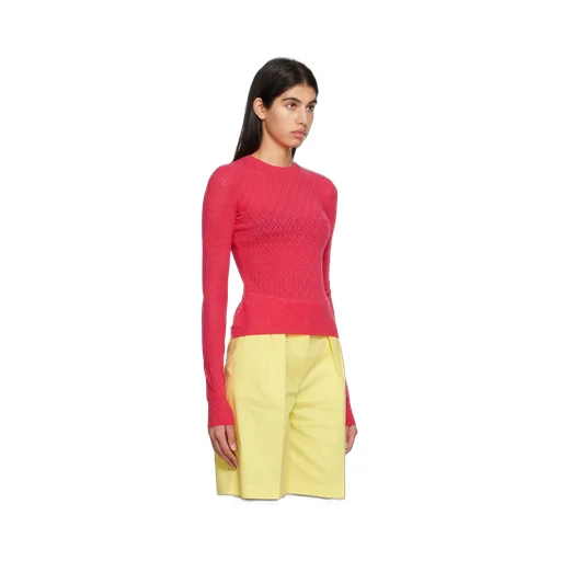 T-Shirt With Round Neck And Long Sleeves