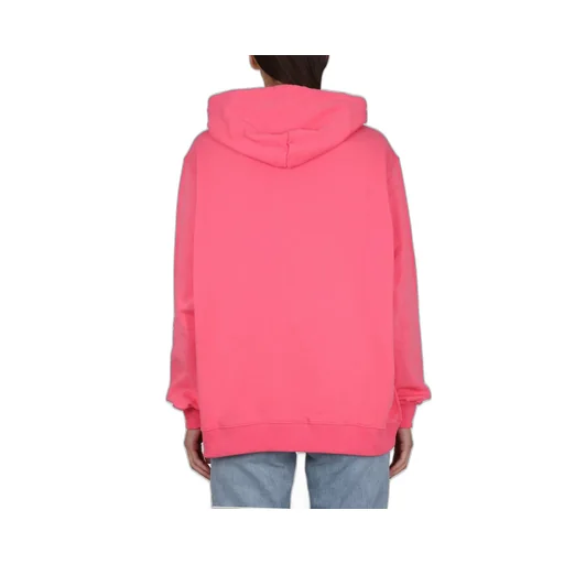 Cat Printed Drawstring Hoodie