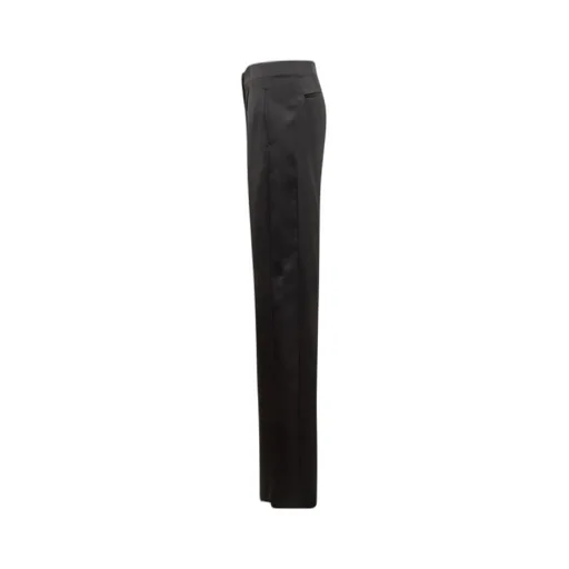 High-Waist Long Length Satin Pants