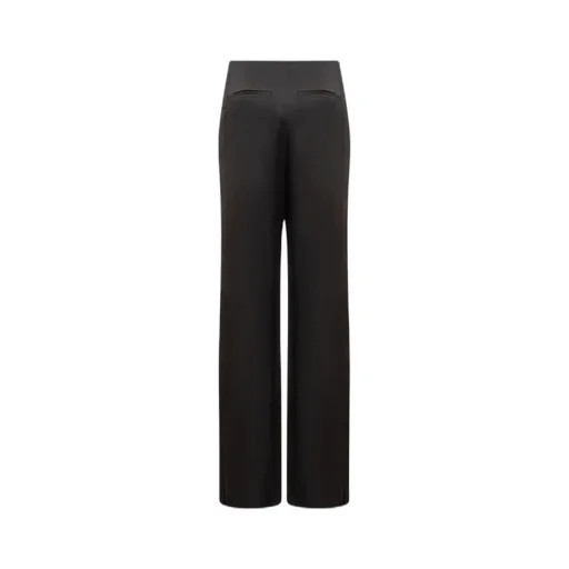 High-Waist Long Length Satin Pants