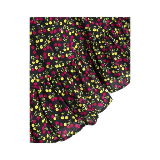 Flower Printed Umbrella Skirt