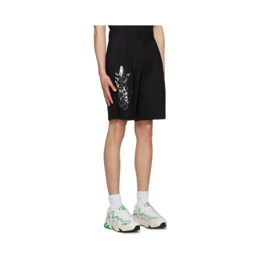 Paint Splash Detail Shorts