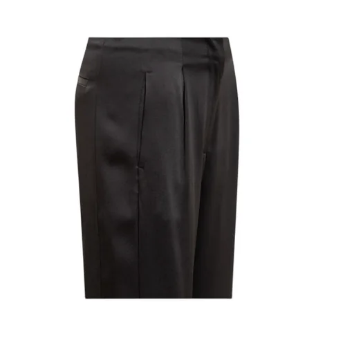 High-Waist Long Length Satin Pants