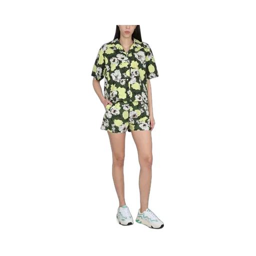 Floral Printed High Waist Shorts