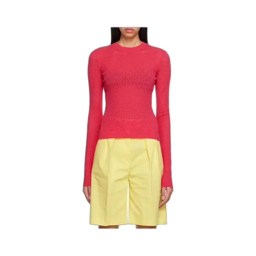 T-Shirt With Round Neck And Long Sleeves