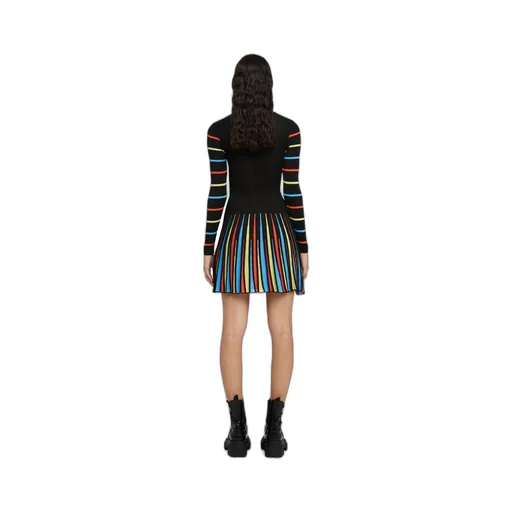 Round Neck Long-Sleeved Dress