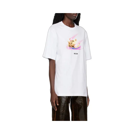 Space Cat Designs Cotton T-Shirt