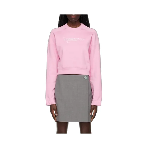 Logo-Printed Cropped Sweatshirt