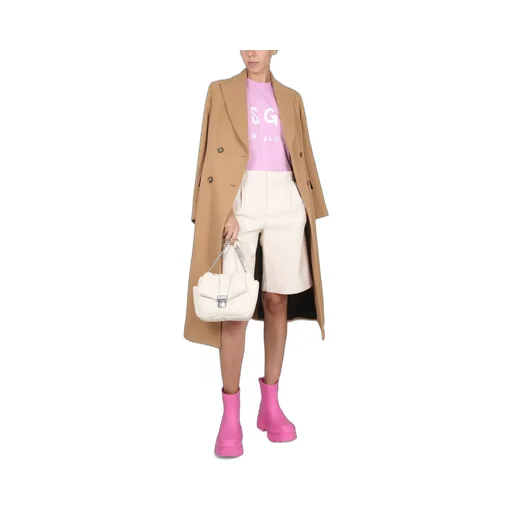 Faux Leather Bermuda Shorts