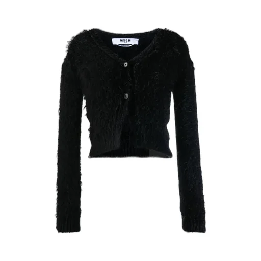 Long-Sleeve Knitted Cardigan