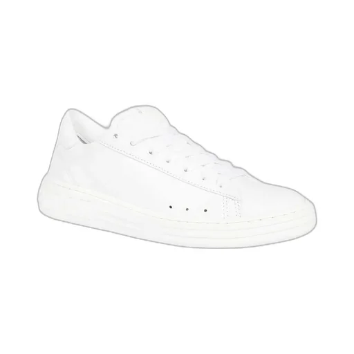 Logo-Detail Leather Sneakers