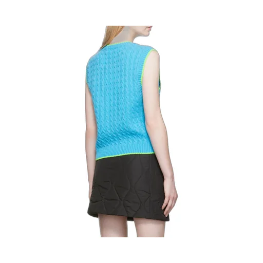 Embroidered-Logo Knit Vest