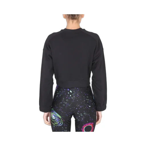 Logo-Printed Cropped Sweatshirt