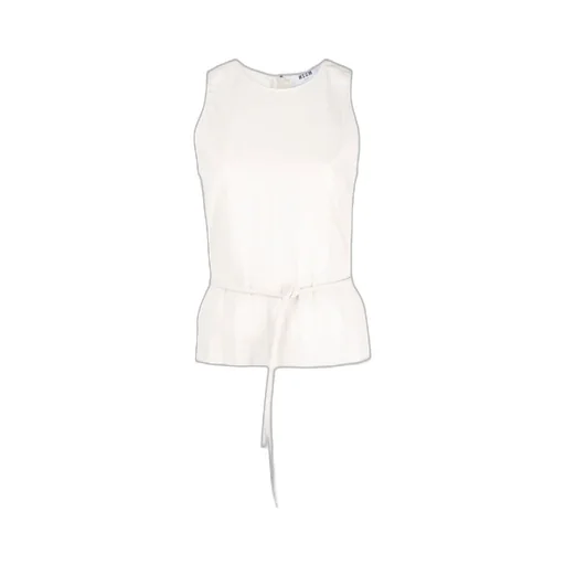 Waistband Round Collar Vest