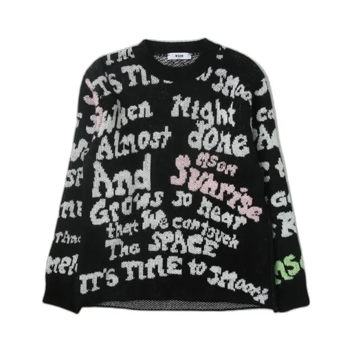 Round Neck Knitted Sweater
