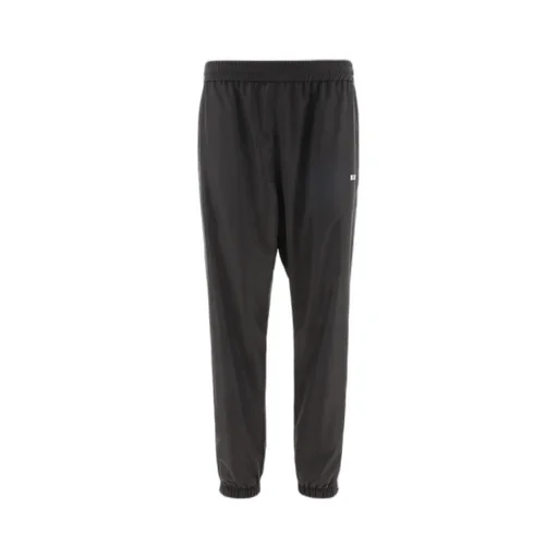 Logo Printed Elastic Waist Pants