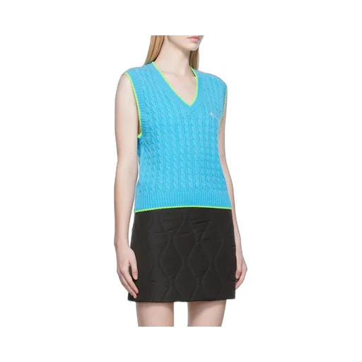 Embroidered-Logo Knit Vest