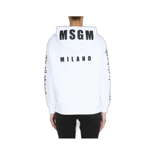 Logo Printed Hooded Sweater