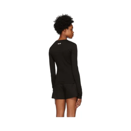Rope Hollowed-Out Long-Sleeved T-Shirt