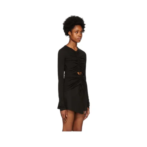 Rope Hollowed-Out Long-Sleeved T-Shirt