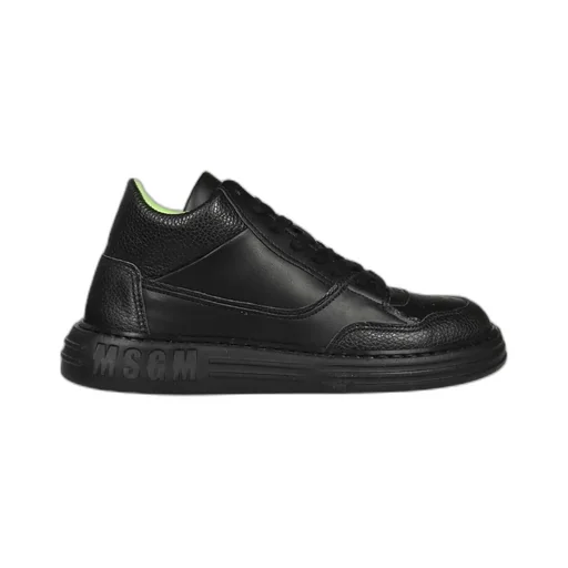 Round Toe Lace-Up Sneakers