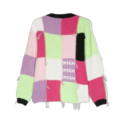 Distressed Patchwork Jumper