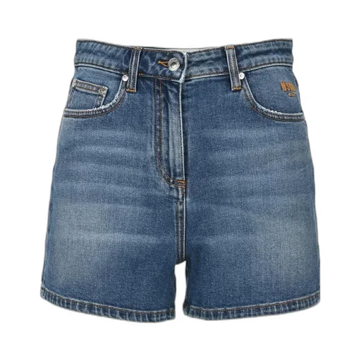 Logo Denim Shorts